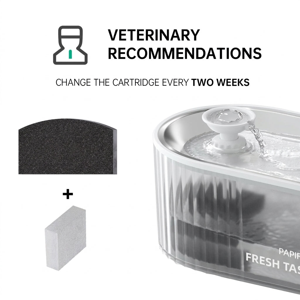 Feed&Flow™ PureStream Wireless Pet Fountain - 2L, Ultra-Quiet Filter