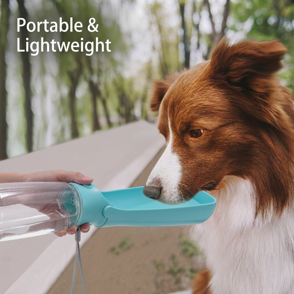 Feed&Flow™ GoHydro 2-in-1 Travel Bottle - Portable Dog Water Dispenser