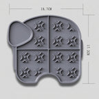 Feed&Flow™ CalmLick Suction Feeding Mat - Silicone Lick Pad for Cats & Dogs