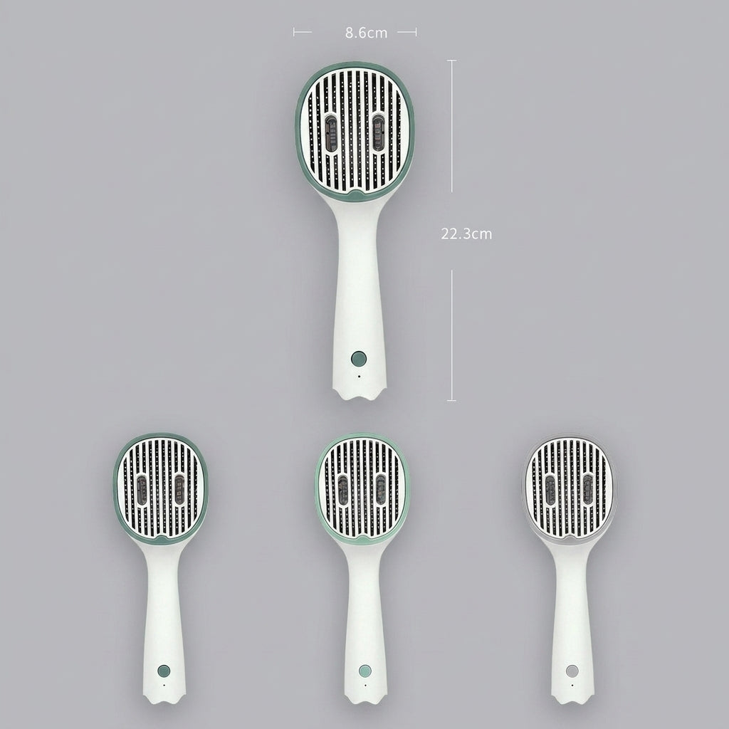 Feed&Flow™ UV Shield Self-Cleaning Grooming Brush - UVC Sterilization