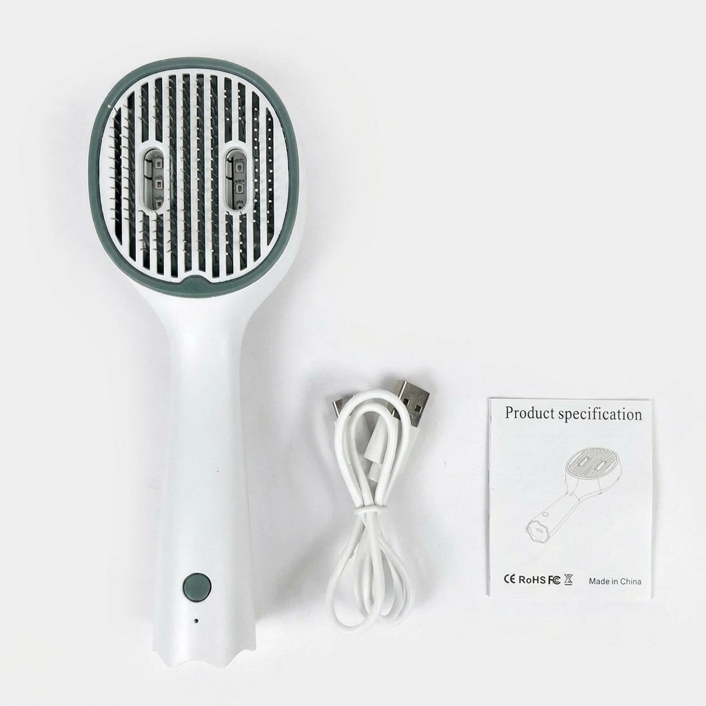 Feed&Flow™ UV Shield Self-Cleaning Grooming Brush - UVC Sterilization