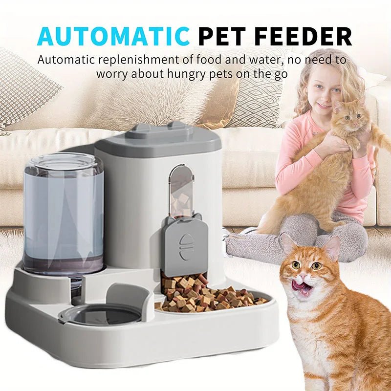 2-in-1 Automatic Pet Feeder & Water Fountain - ★ Feed & Flow Shop ★