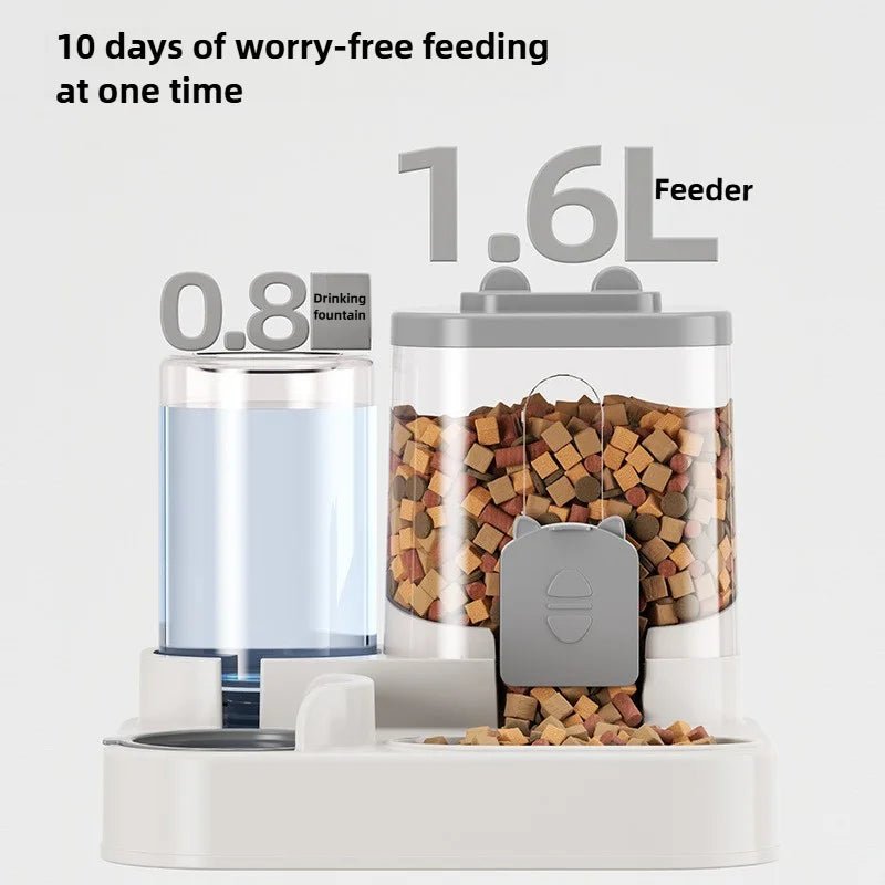 2-in-1 Automatic Pet Feeder & Water Fountain - ★ Feed & Flow Shop ★