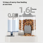 2-in-1 Automatic Pet Feeder & Water Fountain - ★ Feed & Flow Shop ★
