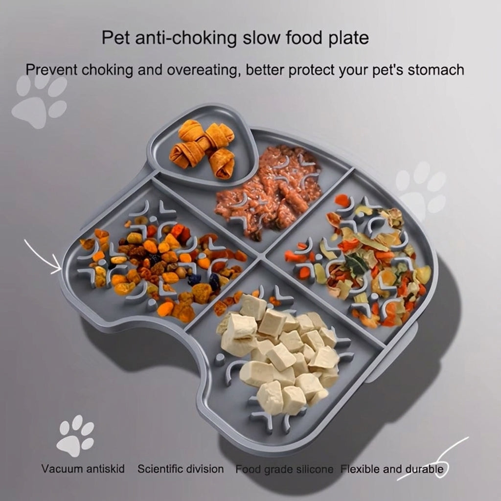 Feed&Flow™ CalmLick Suction Feeding Mat - Silicone Lick Pad for Cats & Dogs