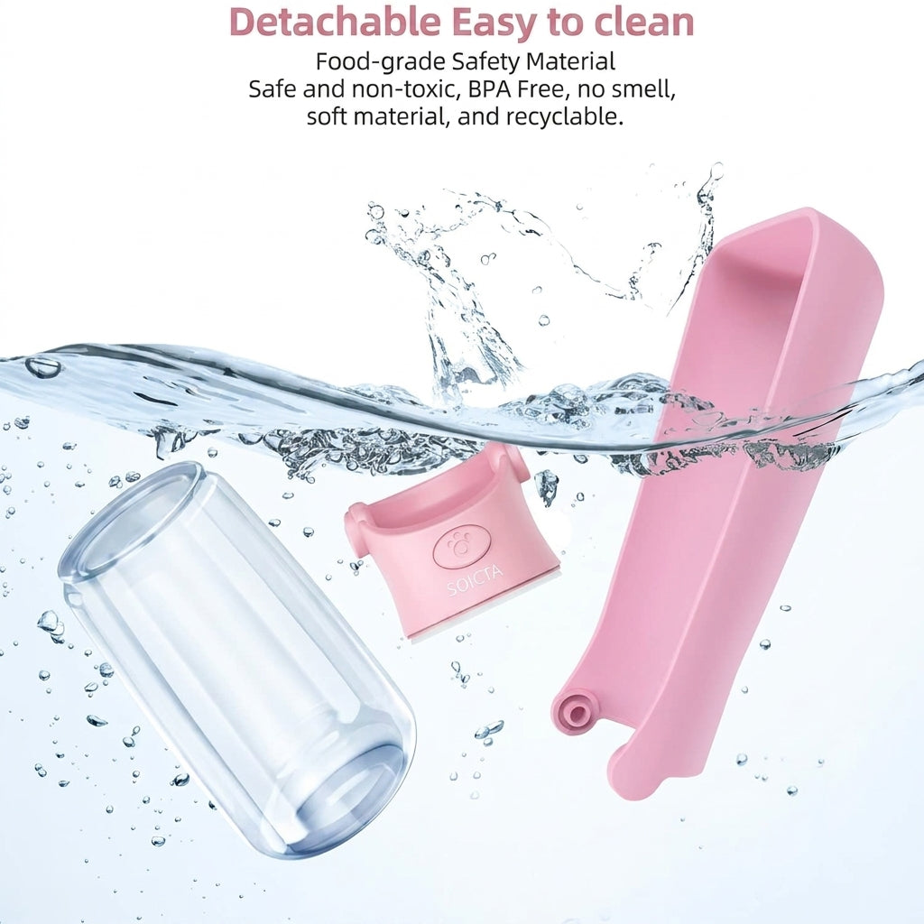 Feed&Flow™ GoHydro 2-in-1 Travel Bottle - Portable Dog Water Dispenser