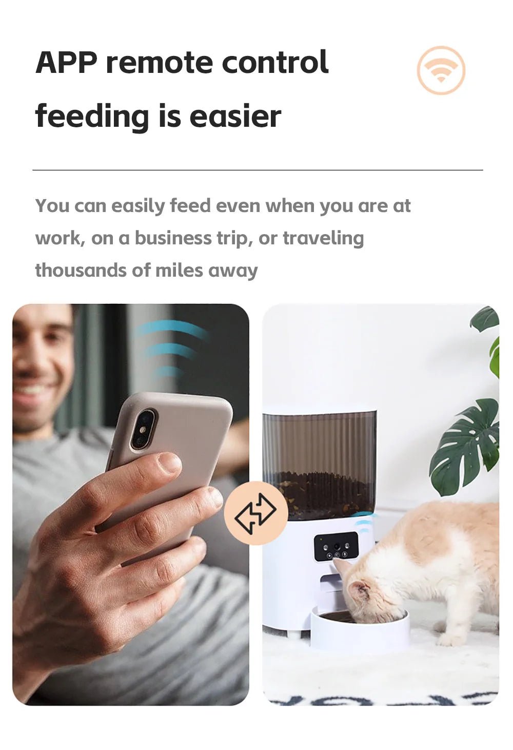 5L Smart Pet Feeder with Camera & Wi-Fi | Automatic Cat & Dog Food Dispenser - ★ Feed & Flow Shop ★