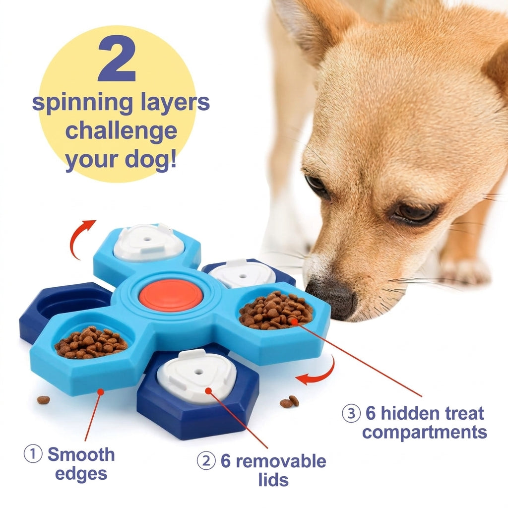Feed&Flow™ SmartPaws Brain & Slow Feeder Puzzle