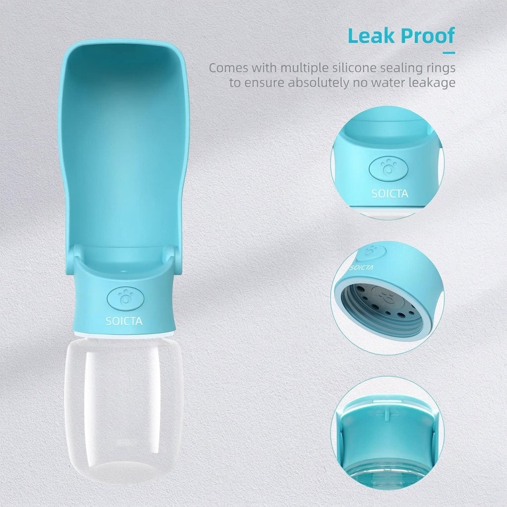 Feed&Flow™ GoHydro 2-in-1 Travel Bottle - Portable Dog Water Dispenser