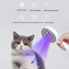 Feed&Flow™ UV Shield Self-Cleaning Grooming Brush - UVC Sterilization