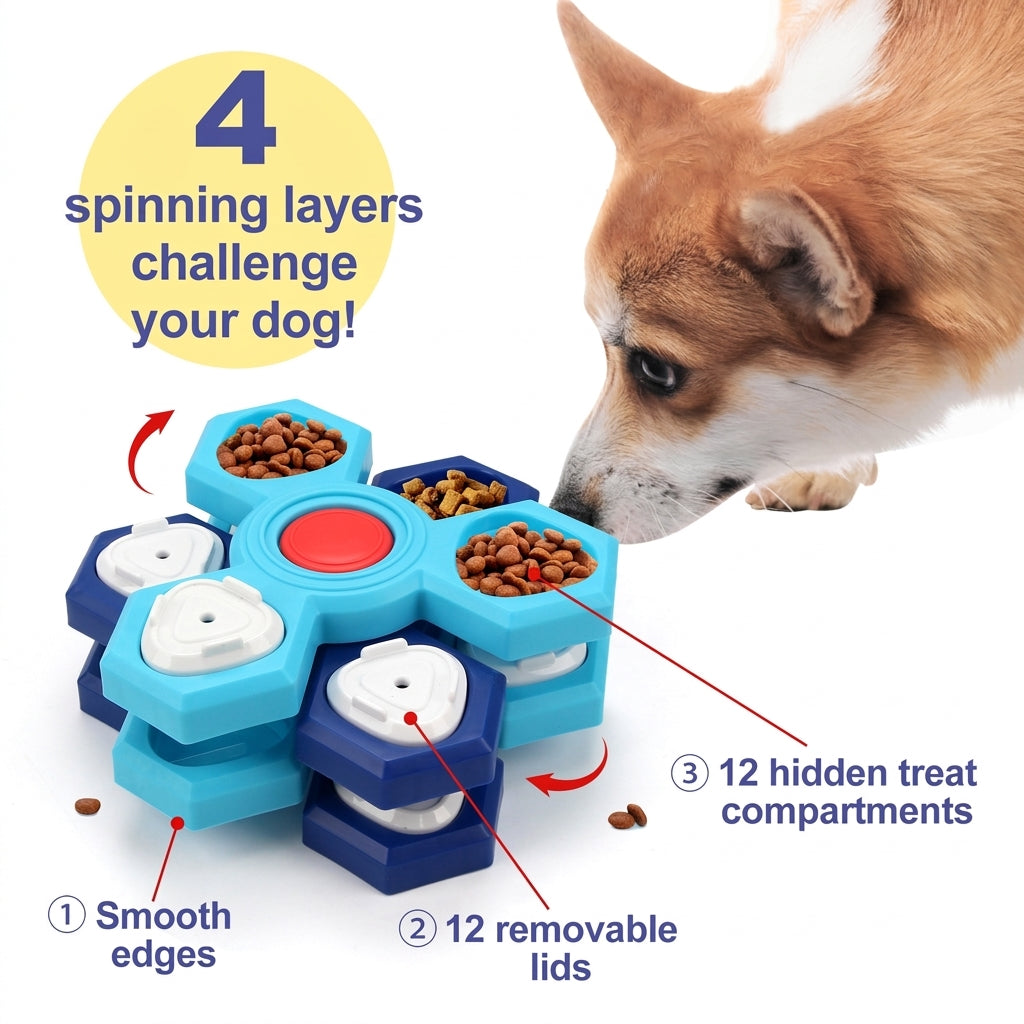 Feed&Flow™ SmartPaws Brain & Slow Feeder Puzzle