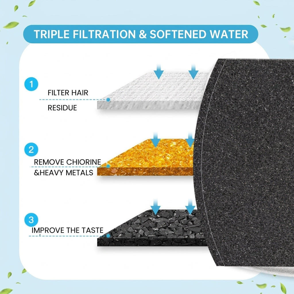 Feed&Flow™ PureStream Wireless Pet Fountain - 2L, Ultra-Quiet Filter