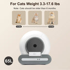 DOEL 2026 Smart Self-Cleaning Cat Litter Box - 65L, App Control, Multi-Cat - ★ Feed & Flow Shop ★