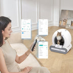 DOEL 2026 Smart Self-Cleaning Cat Litter Box - 65L, App Control, Multi-Cat - ★ Feed & Flow Shop ★