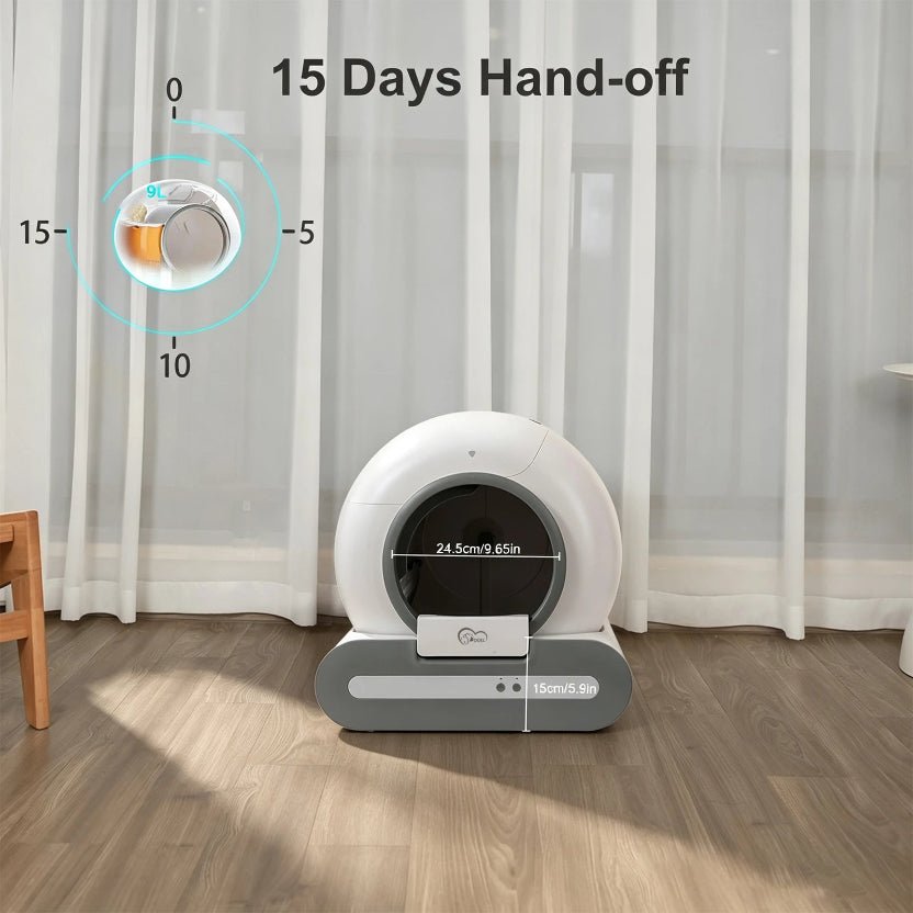 DOEL 2026 Smart Self-Cleaning Cat Litter Box - 65L, App Control, Multi-Cat - ★ Feed & Flow Shop ★