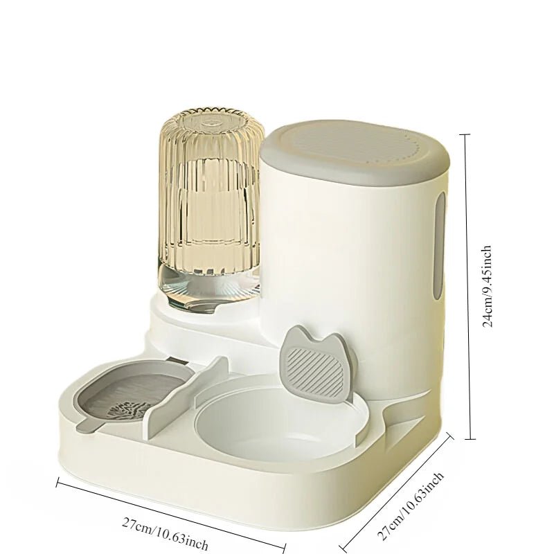 Integrated Pet Feeder & Water Dispenser | All-in-One Cat & Dog Bowl - ★ Feed & Flow Shop ★