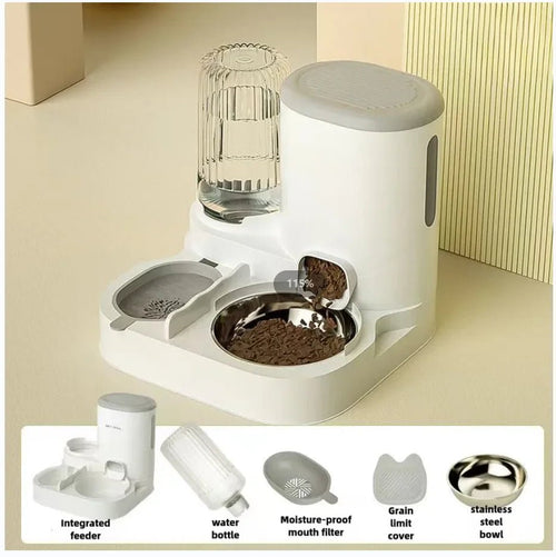 Integrated Pet Feeder & Water Dispenser | All-in-One Cat & Dog Bowl - ★ Feed & Flow Shop ★