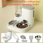 Integrated Pet Feeder & Water Dispenser | All-in-One Cat & Dog Bowl - ★ Feed & Flow Shop ★