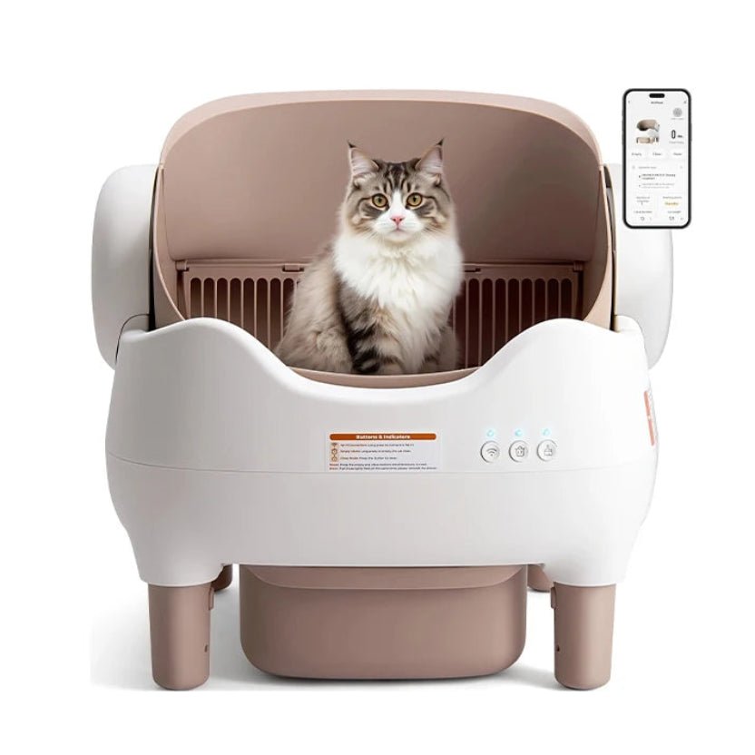 MIAOERDUO 76L Smart Self-Cleaning Cat Litter Box – App Control, Deodorizer - ★ Feed & Flow Shop ★