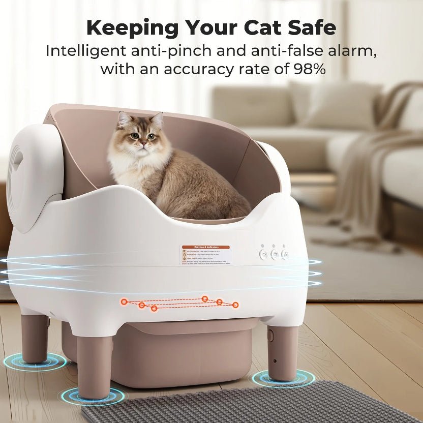 MIAOERDUO 76L Smart Self-Cleaning Cat Litter Box – App Control, Deodorizer - ★ Feed & Flow Shop ★