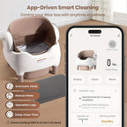 MIAOERDUO 76L Smart Self-Cleaning Cat Litter Box – App Control, Deodorizer - ★ Feed & Flow Shop ★