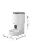 Smart WiFi Pet Feeder with LCD Display | Remote Control Cat & Dog Food Dispenser - ★ Feed & Flow Shop ★
